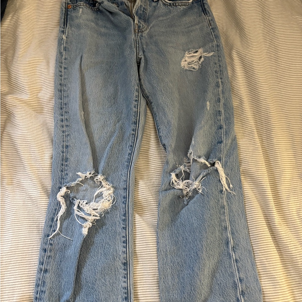 Levi’s Distressed Light Blue Women's Jeans